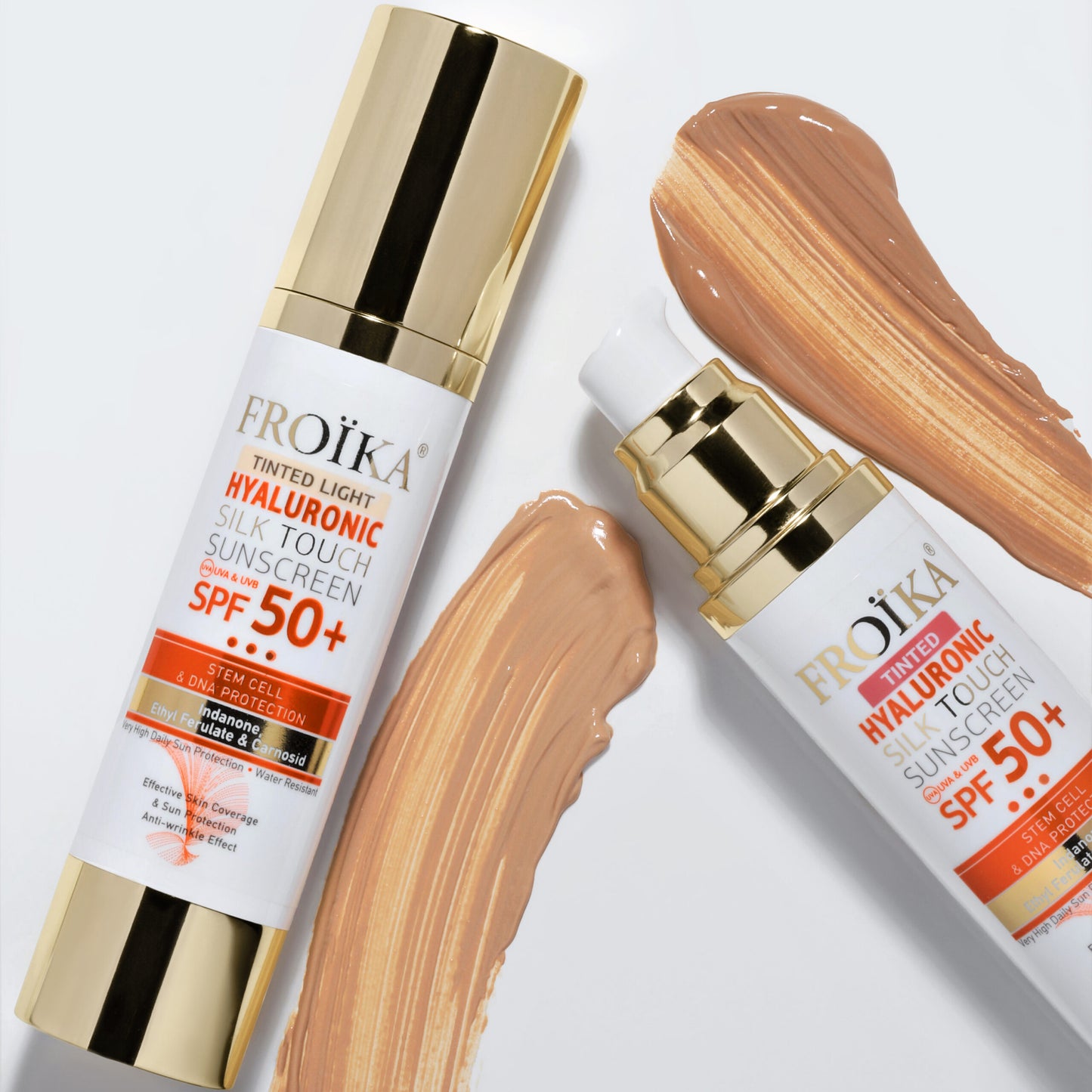Hyaluronic Silk Touch Sunscreen SPF50+ Tinted Light